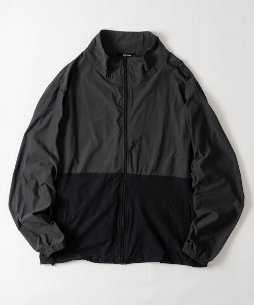 JOHN'S CLOSET（ジョンズクローゼット）の「【7】マルチファンクション スタンドカラージャケット/ブルゾン 裾ドローコード/UVカット/ストレッチ/速乾/イージーケア（ナイロンジャケット・メンズ・ブラック/ベージュ/カーキ/チャコールグレー・MEDIUM/X-LARGE/LARGE）」の14枚目の写真
