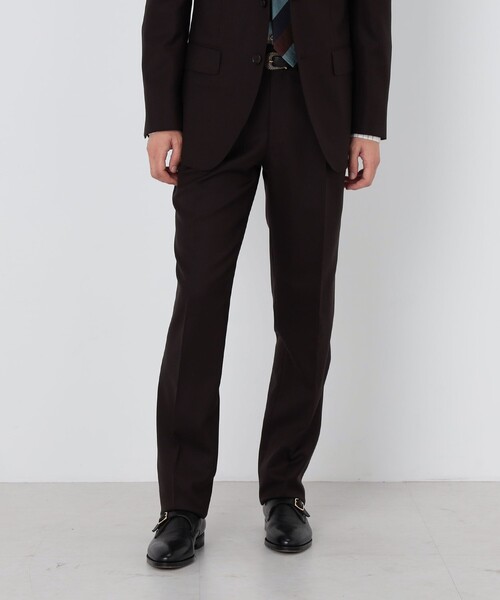 TOMORROWLAND (トゥモローランド)の「ウール 2プリーツスラックス BRITISH WINTER TEX DORMEUIL セットアップ対応(スラックス・メンズ・ダークブラウン/ネイビー・44/46/48/50/52/42/54)」の5枚目の写真