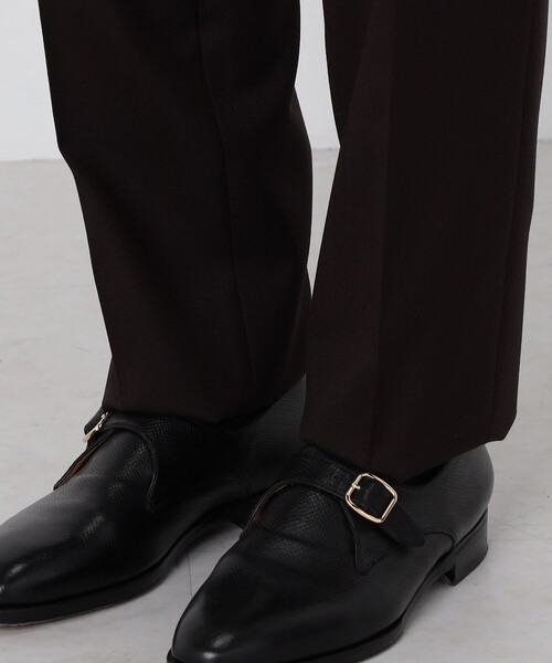 TOMORROWLAND (トゥモローランド)の「ウール 2プリーツスラックス BRITISH WINTER TEX DORMEUIL セットアップ対応(スラックス・メンズ・ダークブラウン/ネイビー・44/46/48/50/52/42/54)」の13枚目の写真