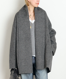 AP STUDIO | 【LIBERADD/リベラド】SHAWL COLLAR SHORT COAT(その他アウター)