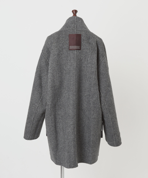 AP STUDIO(エーピーストゥディオ)の「【LIBERADD/リベラド】SHAWL COLLAR SHORT COAT(その他アウター・レディース・チャコールグレー/ベージュ・FREE)」の10枚目の写真