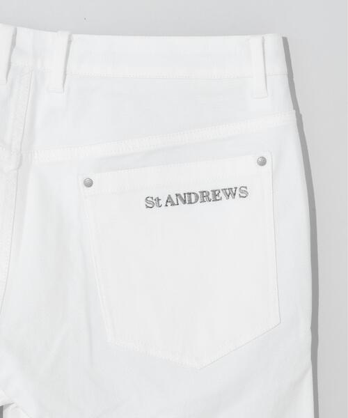 St ANDREWS（セントアンドリュース）の「[ストレッチ] 起毛ジャガード5ポケットパンツ (MENS)（その他パンツ・メンズ・ネイビー/ホワイト/グリーン・M/L/LL）」の6枚目の写真
