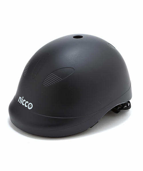 こども ビームス（コドモビームス）の「nicco×こども ビームス / 別注 Kid's L ヘルメット (52～56cm)（キャップ・キッズ・ホワイト/ブラック/ブルー・52-56cm）」の2枚目の写真