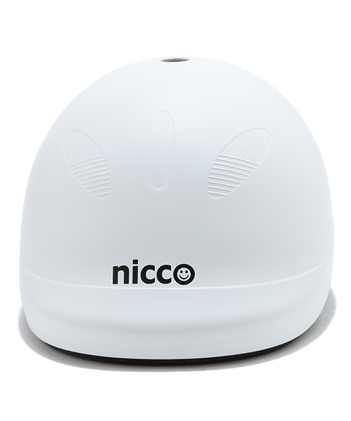 こども ビームス（コドモビームス）の「nicco×こども ビームス / 別注 Kid's L ヘルメット (52～56cm)（キャップ・キッズ・ホワイト/ブラック/ブルー・52-56cm）」の8枚目の写真