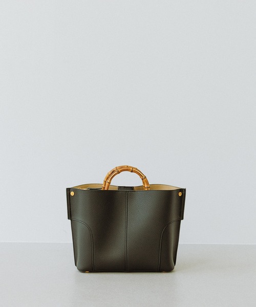 E'POR(エポール)の「【E'POR】BAMBOO BAG Medium/軽量・通勤(ハンドバッグ・レディース・オフホワイト/グレー/ベージュ系その他2/ブラック系その他2・FREE)」の19枚目の写真