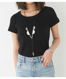 SLY | CUT WIDE RIB T/SH-S(Tシャツ/カットソー)