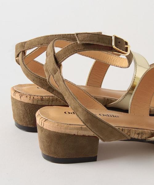 ODETTE E ODILE（オデットエオディール）の「OFC ブロックヒール サンダル30（サンダル・レディース・ホワイト/ブラック/グレー/ブラウン/その他1/その他2・35/36/37）」の16枚目の写真