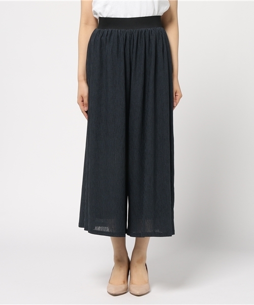 N.（N. Natural Beauty Basic）（エヌエヌナチュラルビューティーベーシック）の「ストレッチアムンゼンスカーチョ（その他パンツ・レディース・グレー/ブラック・MEDIUM）」の3枚目の写真