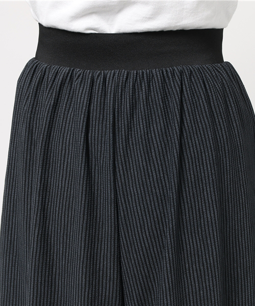 N.（N. Natural Beauty Basic）（エヌエヌナチュラルビューティーベーシック）の「ストレッチアムンゼンスカーチョ（その他パンツ・レディース・グレー/ブラック・MEDIUM）」の7枚目の写真