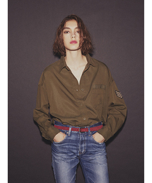 MOUSSY | DOLMAN MILITARY SH F(シャツ/ブラウス)