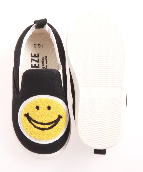 BREEZE（ブリーズ）の「FOスマイルサガラスリッポン（トドラー）（スリッポン・キッズ・ピンク/レインボー/イエロー/ブラック・17/18/16/19）」の9枚目の写真