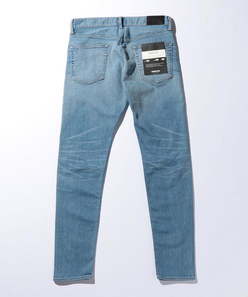 MONKEY TIME（モンキータイム）の「＜monkey time＞ ∴ ディストレスト スキニーデニムパンツ ◆（デニムパンツ・メンズ・ライトブルー/ターコイズブルー・MEDIUM/X-LARGE/SMALL/LARGE）」の8枚目の写真
