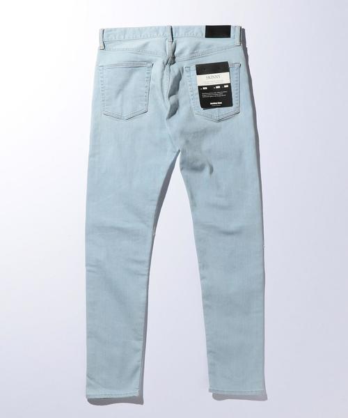 MONKEY TIME（モンキータイム）の「＜monkey time＞ ∴ ディストレスト スキニーデニムパンツ ◆（デニムパンツ・メンズ・ライトブルー/ターコイズブルー・MEDIUM/X-LARGE/SMALL/LARGE）」の6枚目の写真
