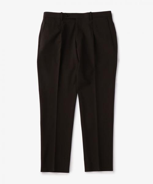 UNITED ARROWS（ユナイテッドアローズ）の「USCM WL/PPLN 1プリーツ テーパード ◆（その他パンツ・メンズ・ブラック/ダークブラウン・50/44/52/46/48）」の2枚目の写真