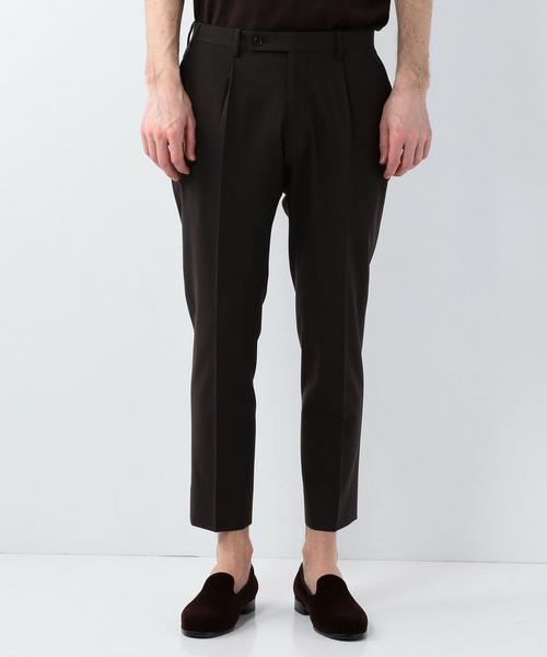 UNITED ARROWS（ユナイテッドアローズ）の「USCM WL/PPLN 1プリーツ テーパード ◆（その他パンツ・メンズ・ブラック/ダークブラウン・50/44/52/46/48）」の8枚目の写真
