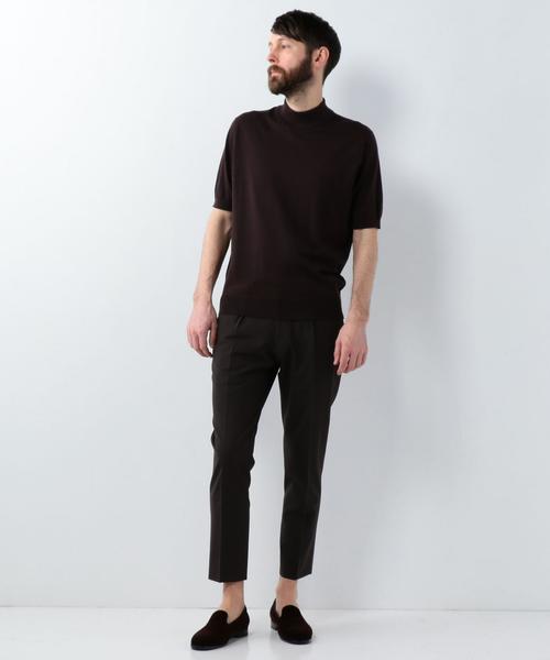 UNITED ARROWS（ユナイテッドアローズ）の「USCM WL/PPLN 1プリーツ テーパード ◆（その他パンツ・メンズ・ブラック/ダークブラウン・50/44/52/46/48）」の10枚目の写真