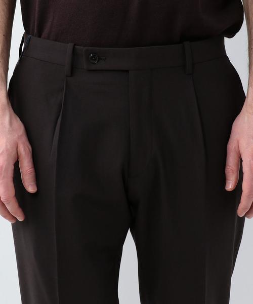 UNITED ARROWS（ユナイテッドアローズ）の「USCM WL/PPLN 1プリーツ テーパード ◆（その他パンツ・メンズ・ブラック/ダークブラウン・50/44/52/46/48）」の11枚目の写真