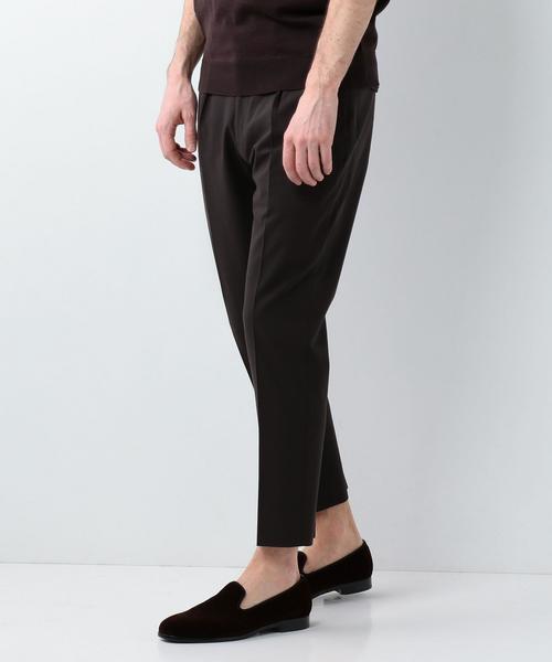 UNITED ARROWS（ユナイテッドアローズ）の「USCM WL/PPLN 1プリーツ テーパード ◆（その他パンツ・メンズ・ブラック/ダークブラウン・50/44/52/46/48）」の3枚目の写真