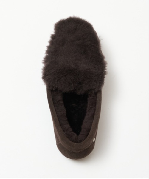 EMU Australia(エミューオーストラリア)の「Cairns Reverse Fur(モカシン/デッキシューズ・レディース・ライトグレー/チャコールグレー/ダークブルー/ブラック/ベージュ/グレー系その他/グレイッシュベージュ/スモークグレー/チョコ・8/9/7/6/5/10/11)」の16枚目の写真