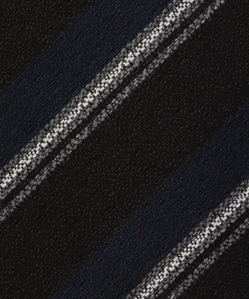 SHIPS（シップス）の「Stefanobigi: ウール/シルク レジメンタル ストライプ ネクタイ（ネクタイ・メンズ・ブラウン/ネイビー/パープル・1）」の9枚目の写真