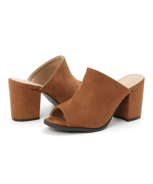 WEGO（ウィゴー）の「WEGO/ミュールサンダル（サンダル・レディース・ブラウン/レッド/イエロー/ダークインディゴブルー/ブラック/シルバー・LARGE/MEDIUM）」の14枚目の写真