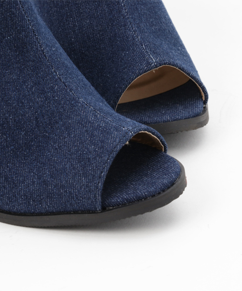 WEGO（ウィゴー）の「WEGO/ミュールサンダル（サンダル・レディース・ブラウン/レッド/イエロー/ダークインディゴブルー/ブラック/シルバー・LARGE/MEDIUM）」の9枚目の写真