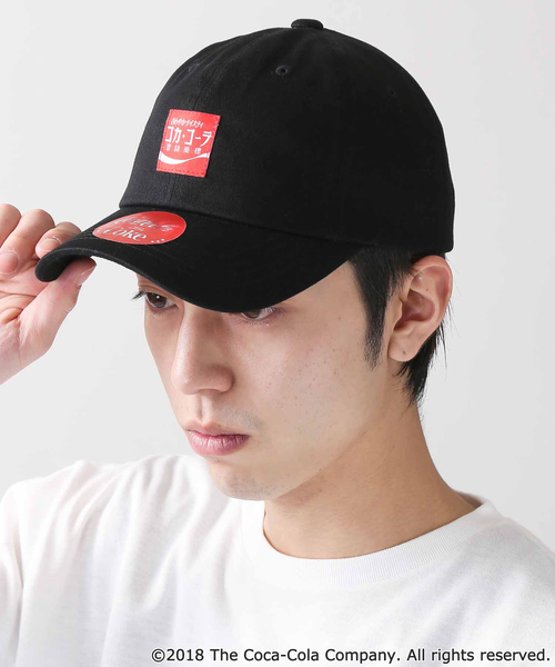 Coca Cola(コカコーラ)の「∴WEGO/コカ・コーラ別注LOWキャップ(キャップ・メンズ・ダークインディゴブルー/ホワイト/ブラック・FREE)」の9枚目の写真
