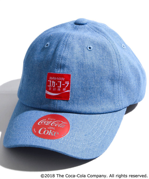 Coca Cola(コカコーラ)の「∴WEGO/コカ・コーラ別注LOWキャップ(キャップ・メンズ・ダークインディゴブルー/ホワイト/ブラック・FREE)」の11枚目の写真