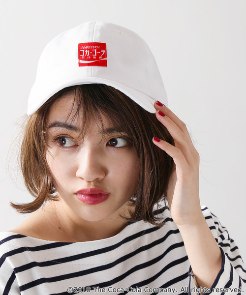 Coca Cola(コカコーラ)の「∴WEGO/コカ・コーラ別注LOWキャップ(キャップ・メンズ・ダークインディゴブルー/ホワイト/ブラック・FREE)」の15枚目の写真