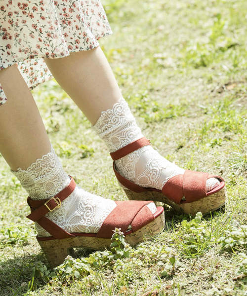 OLIVE des OLIVE（オリーブデオリーブ）の「クロス サンダル（サンダル・レディース・ブラック/ブラウン/グリーン/オレンジ・LARGE/SMALL/MEDIUM）」の10枚目の写真