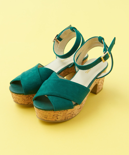 OLIVE des OLIVE（オリーブデオリーブ）の「クロス サンダル（サンダル・レディース・ブラック/ブラウン/グリーン/オレンジ・LARGE/SMALL/MEDIUM）」の14枚目の写真