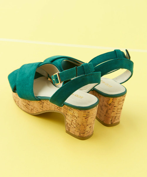 OLIVE des OLIVE（オリーブデオリーブ）の「クロス サンダル（サンダル・レディース・ブラック/ブラウン/グリーン/オレンジ・LARGE/SMALL/MEDIUM）」の17枚目の写真