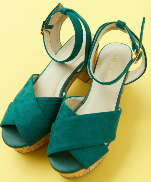 OLIVE des OLIVE（オリーブデオリーブ）の「クロス サンダル（サンダル・レディース・ブラック/ブラウン/グリーン/オレンジ・LARGE/SMALL/MEDIUM）」の18枚目の写真