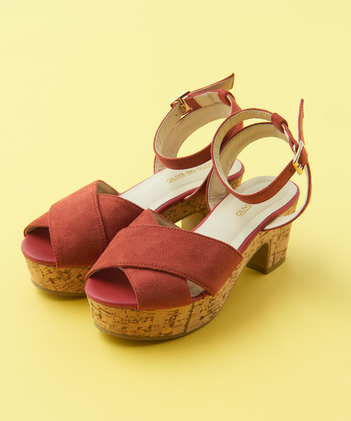 OLIVE des OLIVE（オリーブデオリーブ）の「クロス サンダル（サンダル・レディース・ブラック/ブラウン/グリーン/オレンジ・LARGE/SMALL/MEDIUM）」の21枚目の写真