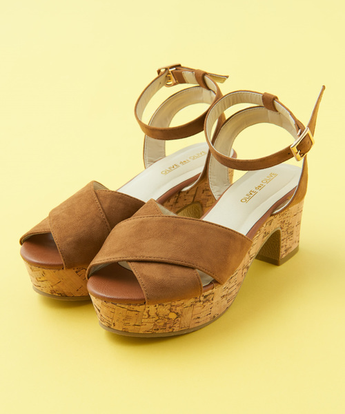 OLIVE des OLIVE（オリーブデオリーブ）の「クロス サンダル（サンダル・レディース・ブラック/ブラウン/グリーン/オレンジ・LARGE/SMALL/MEDIUM）」の22枚目の写真