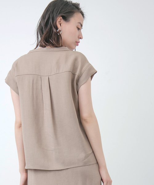 STUDIOUS（ステュディオス）の「【洗濯可能】リネンライクスキッパー