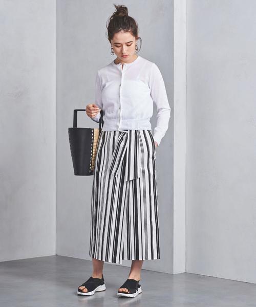 カーディガン 「AECA BLANC」アエカブラン/ハイツイストコットンVネックカーディガン レディース UNITED ARROWS（ユナイテッドアローズ）の「○UBCB ハイツイスト