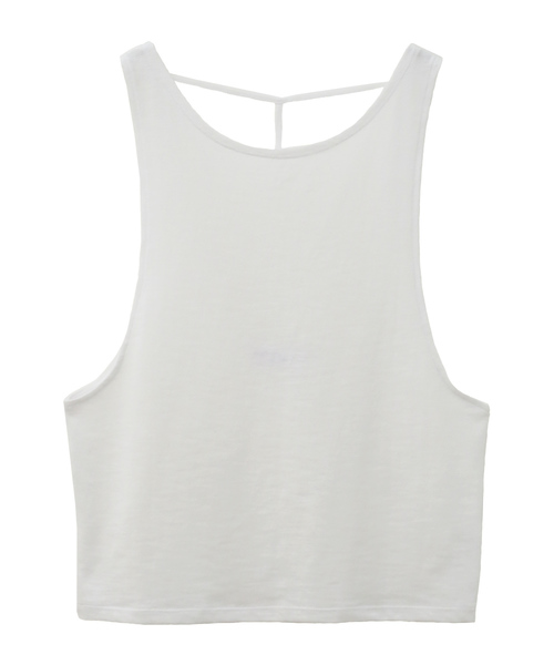 SUNBABIES（サンベイビーズ）の「[吸水速乾]アクティブ用バックストラップタンク（Tシャツ/カットソー・レディース・ホワイト/グレー/ブルー・MEDIUM）」の13枚目の写真
