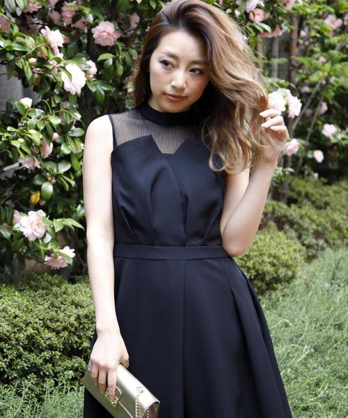 Doula Doula（ドゥーラドゥーラ）の「ビスチェ風セミロングワンピース（ドレス・レディース・ネイビー/ブラック/ベージュ・L/M）」の20枚目の写真