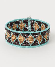 チャイハネ | 【チャイハネ】ビーズワークジオメ柄バングル(バングル/リストバンド)