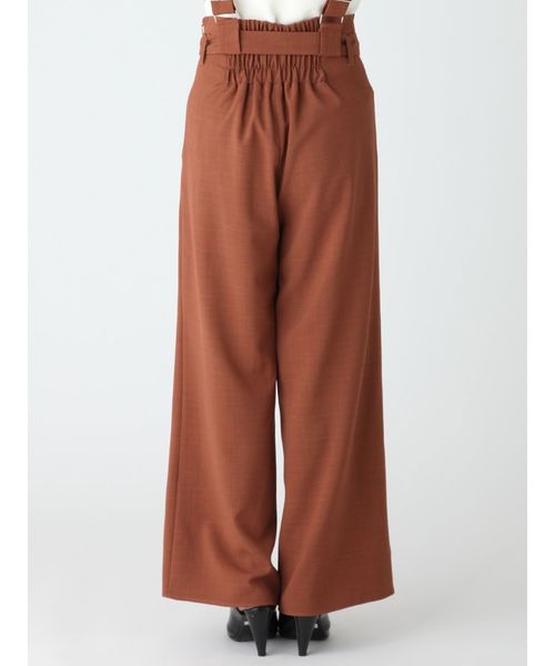 MURUA（ムルーア）の「ロングベルトハイウエストパンツ（その他パンツ・レディース・ブラック/ダークグリーン/キャメル・1/2）」の8枚目の写真