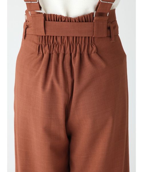 MURUA（ムルーア）の「ロングベルトハイウエストパンツ（その他パンツ・レディース・ブラック/ダークグリーン/キャメル・1/2）」の11枚目の写真