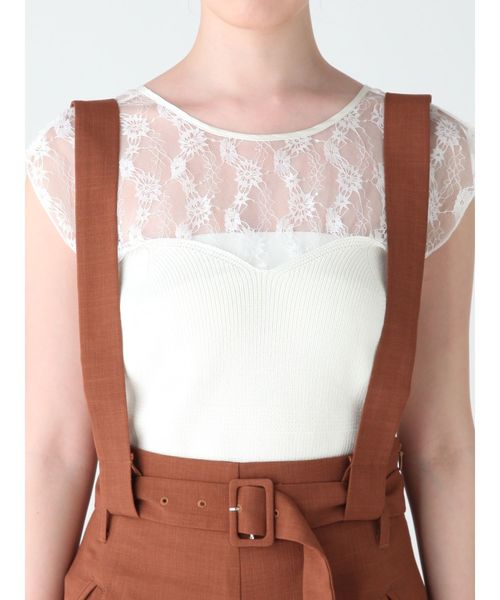 MURUA（ムルーア）の「ロングベルトハイウエストパンツ（その他パンツ・レディース・ブラック/ダークグリーン/キャメル・1/2）」の12枚目の写真