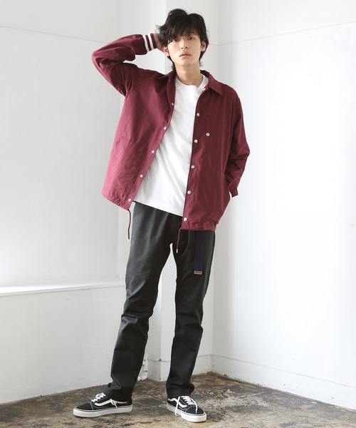 coen（コーエン）の「コーチジャケット（ブルゾン・メンズ・ネイビー/オリーブ/ワインレッド・X-LARGE/SMALL/MEDIUM/LARGE）」の14枚目の写真