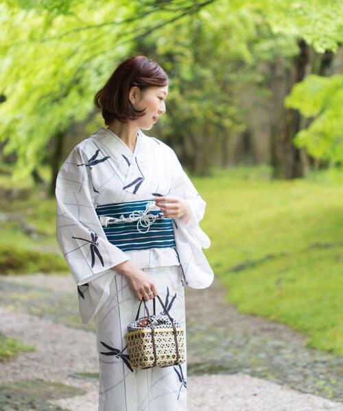 URBAN RESEARCH ROSSO WOMEN(アーバンリサーチ ロッソ)の「浴衣 とんぼ(浴衣・レディース・ホワイト系その他・FREE)」の2枚目の写真