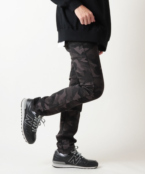 FUNALIVE（ファンアライブ）の「スパンスリムスキニーカラーパンツ（スラックス・メンズ・ホワイト/ブラック/ベージュ/カーキ/ワインレッド/ホワイト系その他/ブラック系その他/グレー系その他/ロイヤルブルー/チャコール/サンドベージュ・S/M/L/XL）」の6枚目の写真