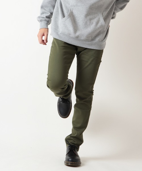 FUNALIVE（ファンアライブ）の「スパンスリムスキニーカラーパンツ（スラックス・メンズ・ホワイト/ブラック/ベージュ/カーキ/ワインレッド/ホワイト系その他/ブラック系その他/グレー系その他/ロイヤルブルー/チャコール/サンドベージュ・S/M/L/XL）」の9枚目の写真