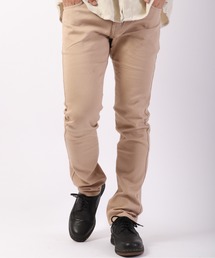 スパンスリムスキニーカラーパンツ