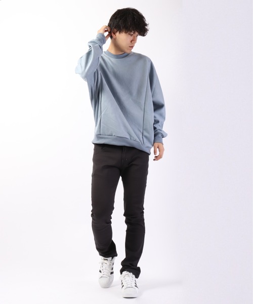 FUNALIVE（ファンアライブ）の「スパンスリムスキニーカラーパンツ（スラックス・メンズ・ホワイト/ブラック/ベージュ/カーキ/ワインレッド/ホワイト系その他/ブラック系その他/グレー系その他/ロイヤルブルー/チャコール/サンドベージュ・S/M/L/XL）」の15枚目の写真