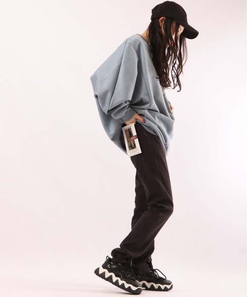 FUNALIVE（ファンアライブ）の「スパンスリムスキニーカラーパンツ（スラックス・メンズ・ホワイト/ブラック/ベージュ/カーキ/ワインレッド/ホワイト系その他/ブラック系その他/グレー系その他/ロイヤルブルー/チャコール/サンドベージュ・S/M/L/XL）」の20枚目の写真